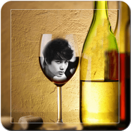 Wine Glass Photo Frame أيقونة