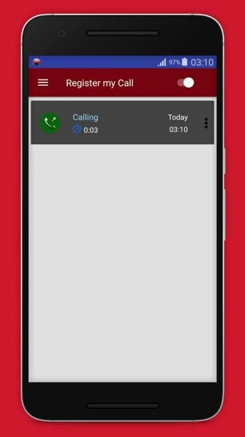 Register my Call screenshot 5