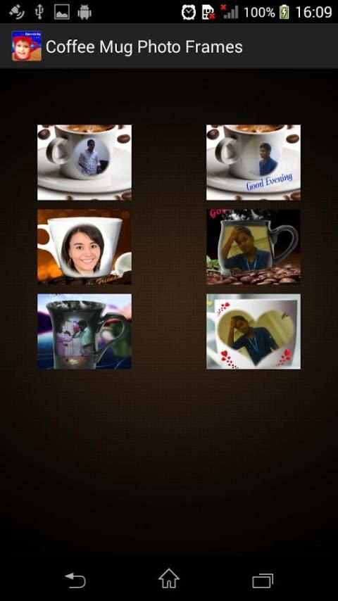 *Coffee Mug Photo Frames скриншот 1