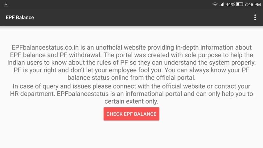 EPF Balance- Check PF Balance screenshot 4
