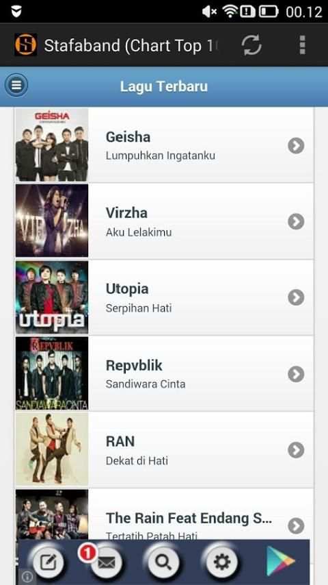 Stafaband (Chart Top 100) screenshot 1