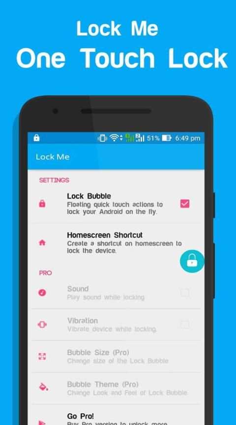Lock Me - One Touch Lock screenshot 4