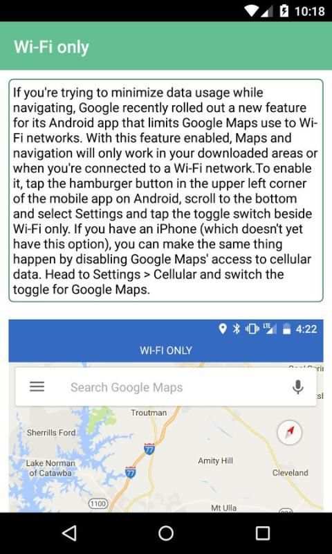 Help Guide of Google Map скриншот 1