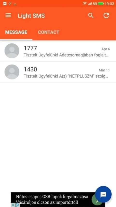 Light SMS 4 تصوير الشاشة