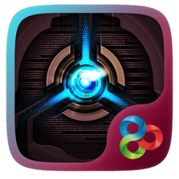 Blue Fire Go Launcher Theme иконка