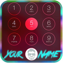 ikon Nama saya | layar kunci foto