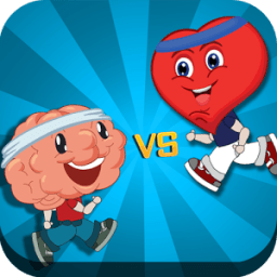 Mr.Brain vs Mr.Heart icon