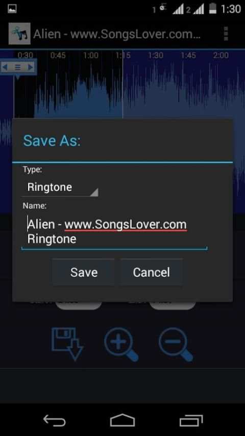 Mp3 Cutter and Ringtone Maker 2 تصوير الشاشة