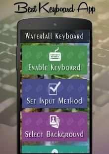 Waterfall Keyboard screenshot 2