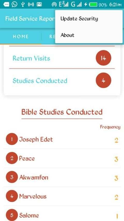 JW Report screenshot 11