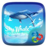 Sky Whale GO Launcher Theme
