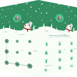 AppLock Theme Snowman आइकन