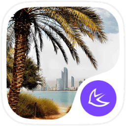 The palm trees theme for APUS أيقونة