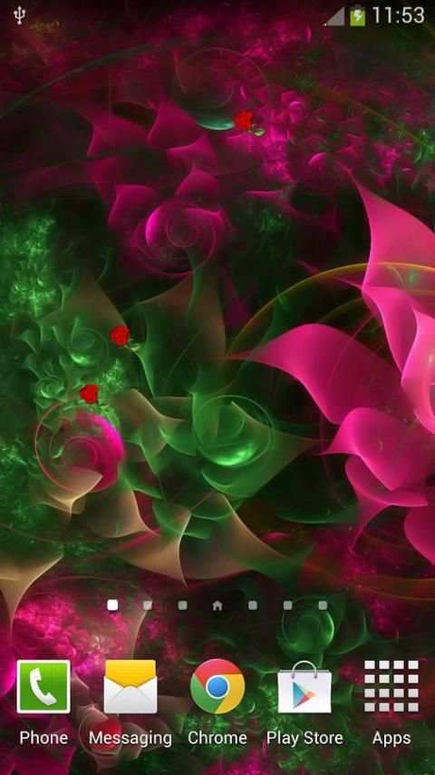 Fantasy Flowers Live Wallpaper screenshot 4