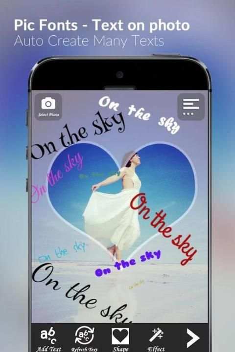 Multi Text on Photo editor 4 تصوير الشاشة