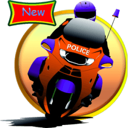 Game Bike police أيقونة