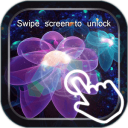 Neon Flowers Lock Screen icon