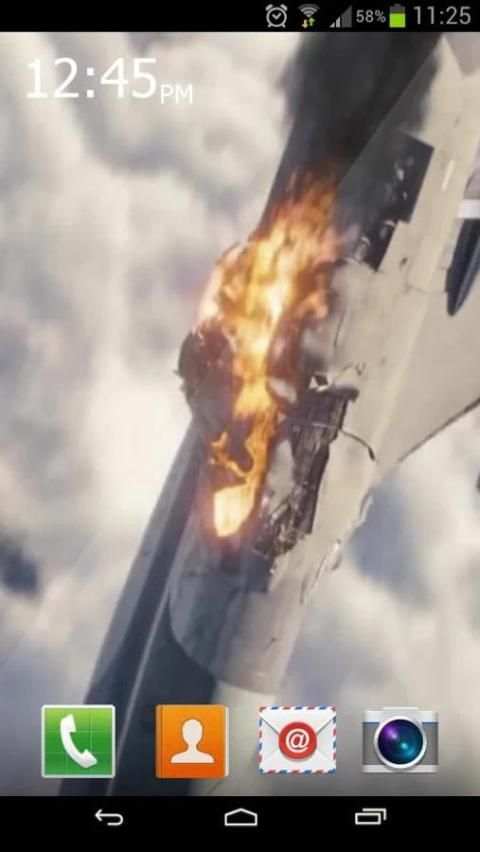 Plane crash!!! Live Wallpaper screenshot 1