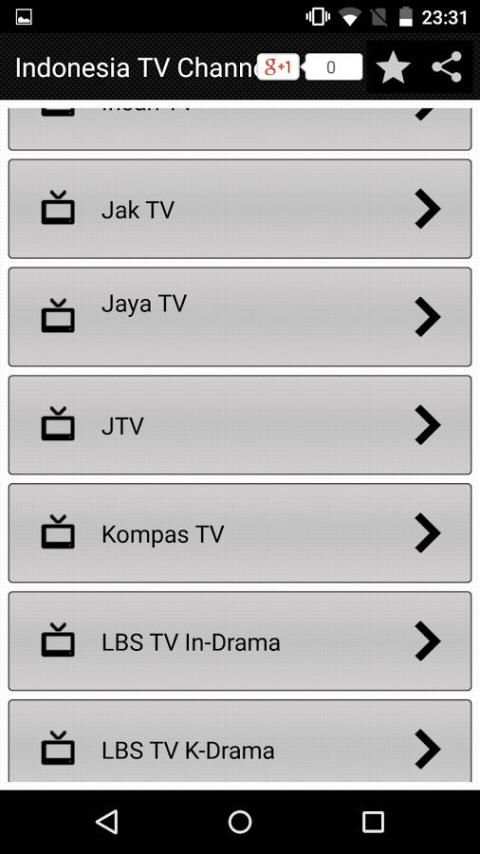 Indonesia TV Channels Info स्क्रीनशॉट 1