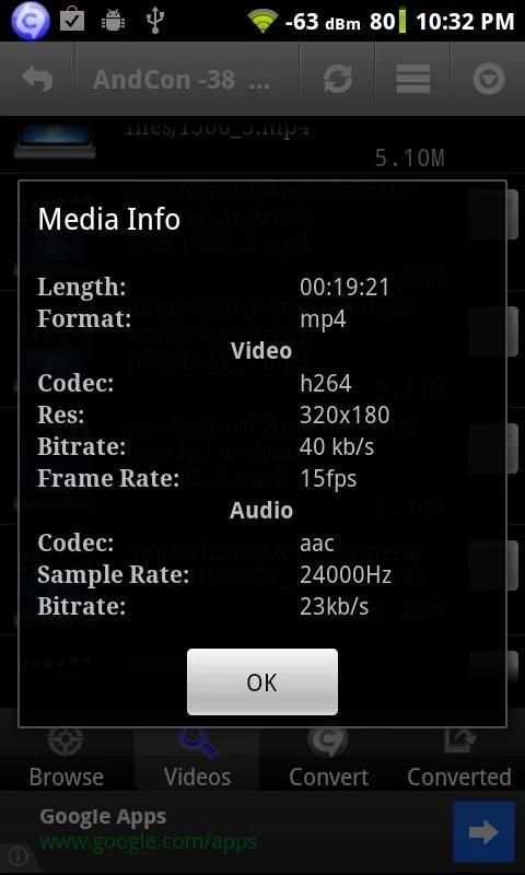 Video Converter Android screenshot 1