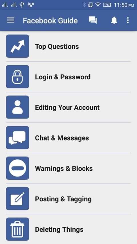 Guide for Facebook 6 تصوير الشاشة