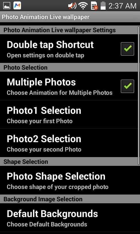 Photo Animation Live wallpaper 6 تصوير الشاشة