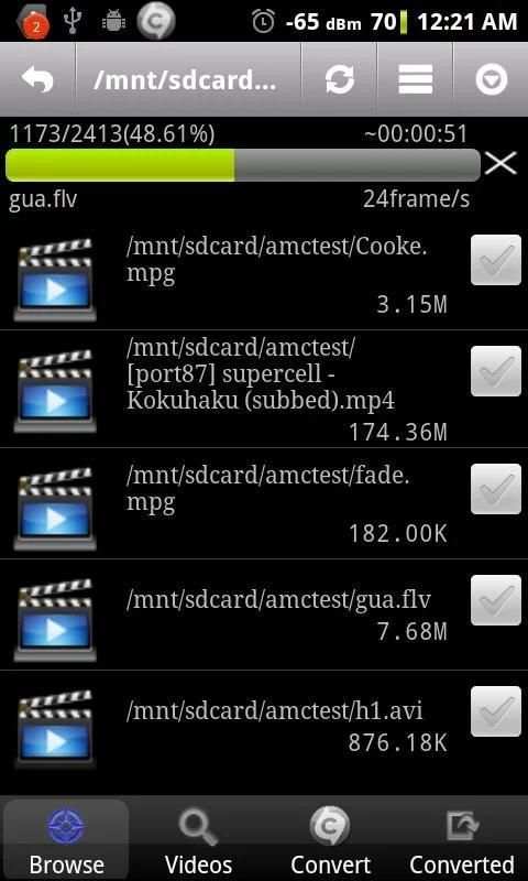 Video Converter Android screenshot 8