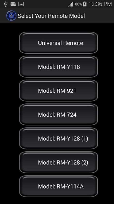 TV Remote Control for SONY screenshot 3