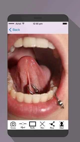 Piercing Camera Photo Editor 3 تصوير الشاشة