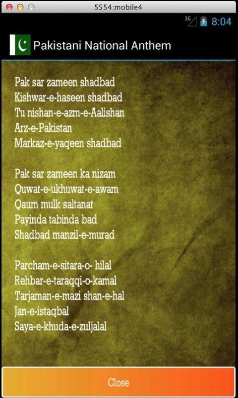pakistan qaumi tarana in english pakistan qaumi tarana in english