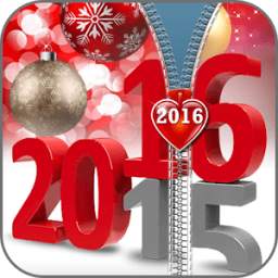 New Year 2016 Zipper Lock