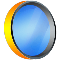 Mirror with front flashlight icon