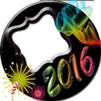 Color NewYear 2016 Photo Frame