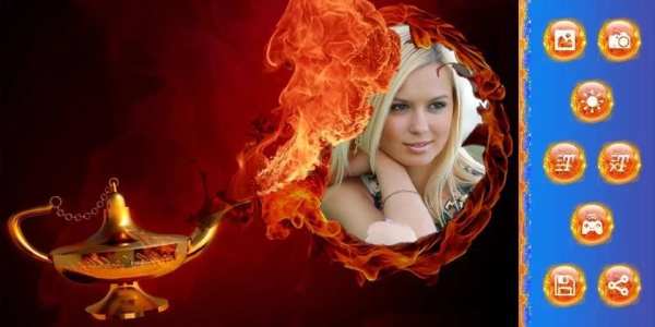 Fire Photo Frame скриншот 2