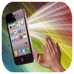 فلاش لايت على التصفيق أيقونة