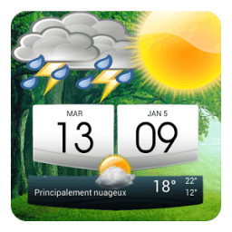 ikon Jam transparan &amp; cuaca