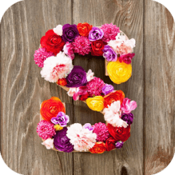 حرفك وحرف حبيبك بالورود icon