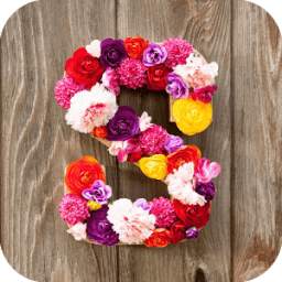 حرفك وحرف حبيبك بالورود 1.0