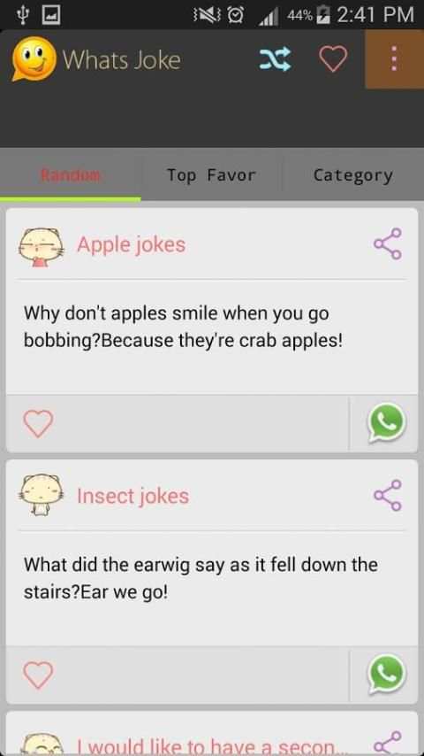 New Jokes for Whats apps स्क्रीनशॉट 1