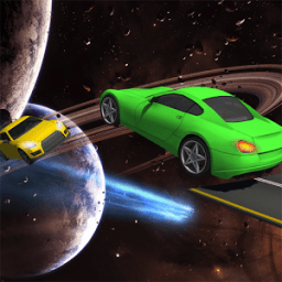 Galaxy stunt racing Game 3D आइकन