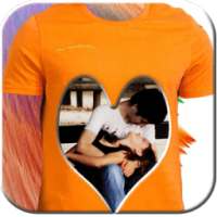 Couple T-Shirt Photo Frame