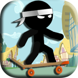 Stickman Skateboard иконка