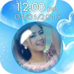 ikon Bubble Photo Lock Screen