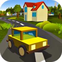 Roads Blocky: Pixel Cars