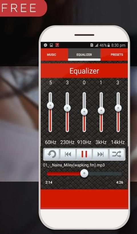 EQ Music Player Free screenshot 2