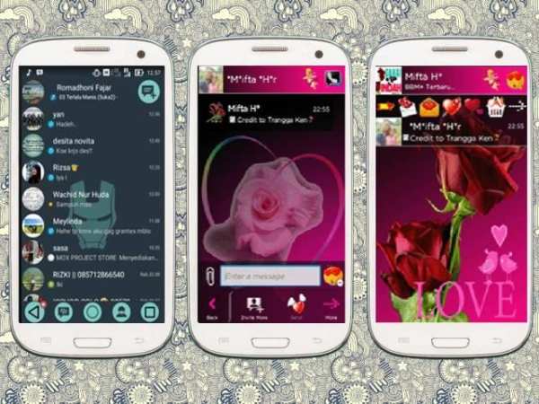 Tema BBM® Clone screenshot 1