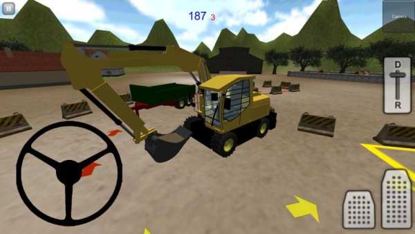Excavator Simulator 3D: Sand स्क्रीनशॉट 1