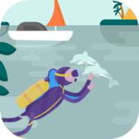 Angry Sharks Fishing Game