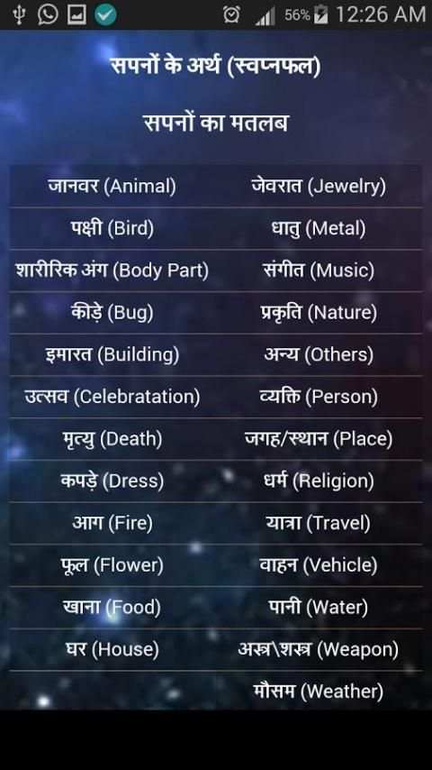 Dream Meaning in Hindi स्क्रीनशॉट 4
