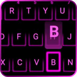 Neon Pink Keyboard